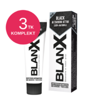BLANX Black valgendav hambapasta aktiivsöega 75ml (3 tk)