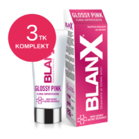 BlanX PRO Glossy Pink valgendav hambapasta 75ml (3 tk)