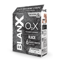 BLANX O3X Black aktiivhapnikuga ja söega valgendavad ribad N10